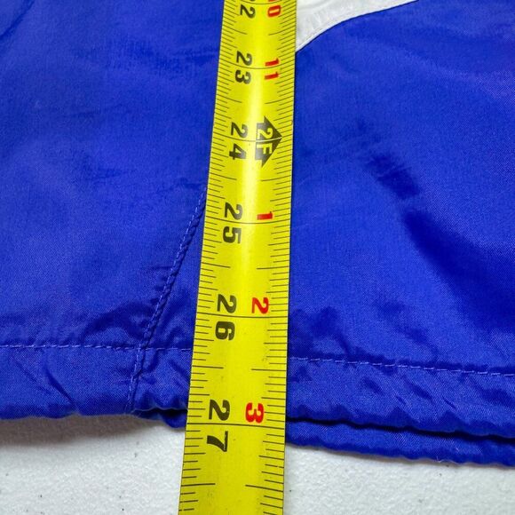 VTG Nike Jacket Mens Large Blue White Windbreaker White Tag 90s Y2K Streetwear - Picture 12 of 13